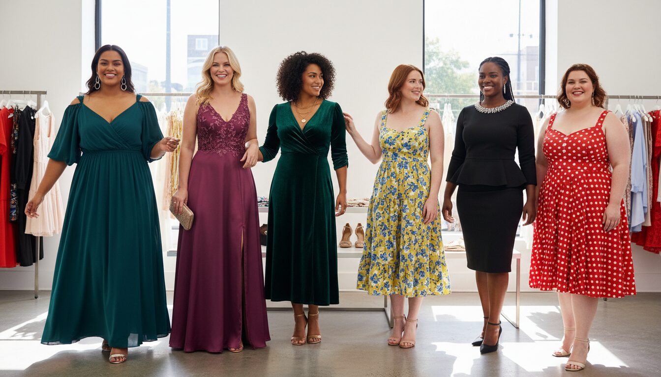 La robe élégante pour femmes rondes : le guide complet de Modalova adapté à tous les budgets !