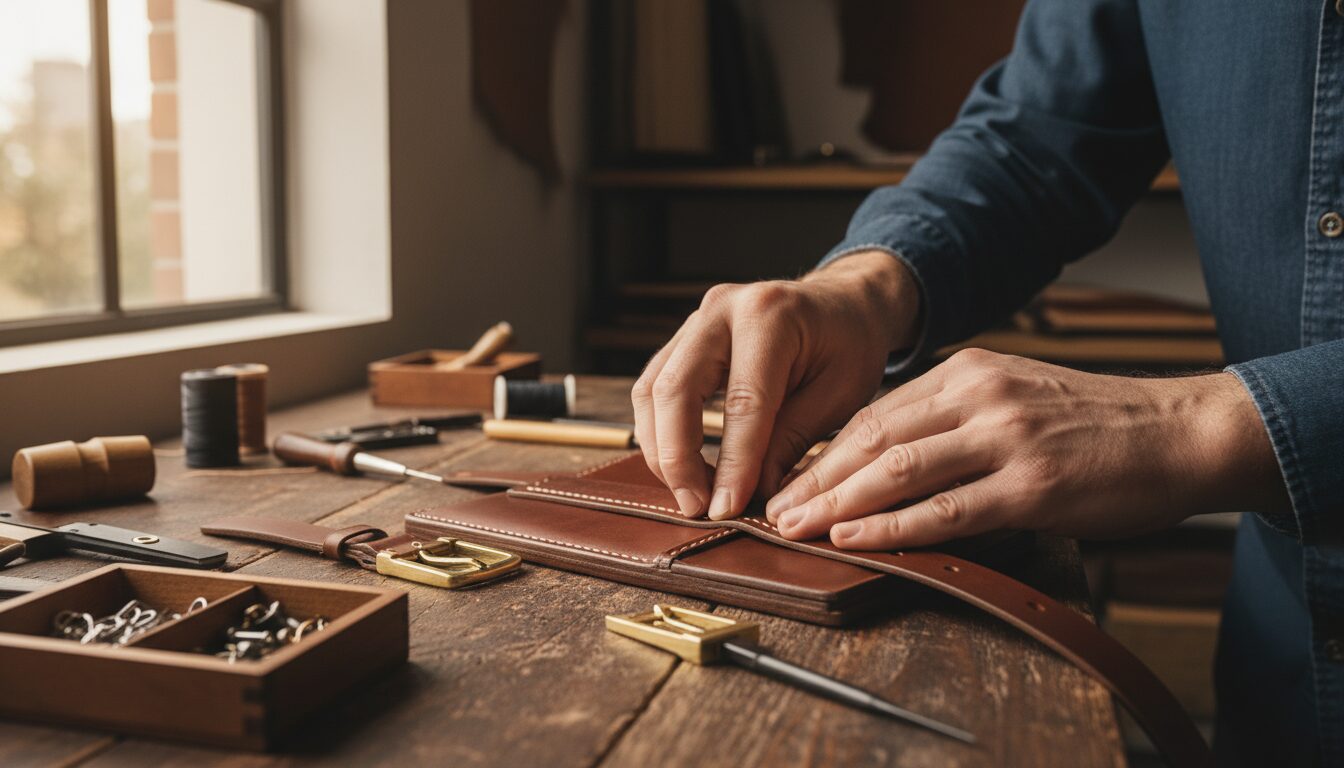 L’art de la maroquinerie masculine : élégance et savoir-faire au service de l’homme